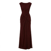 Celine Dress Maroon