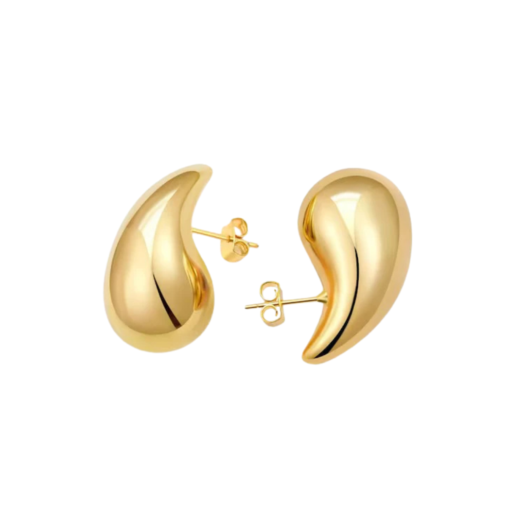 Aretes Gota Dorados
