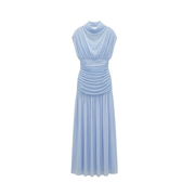 Sheer Blue Dress