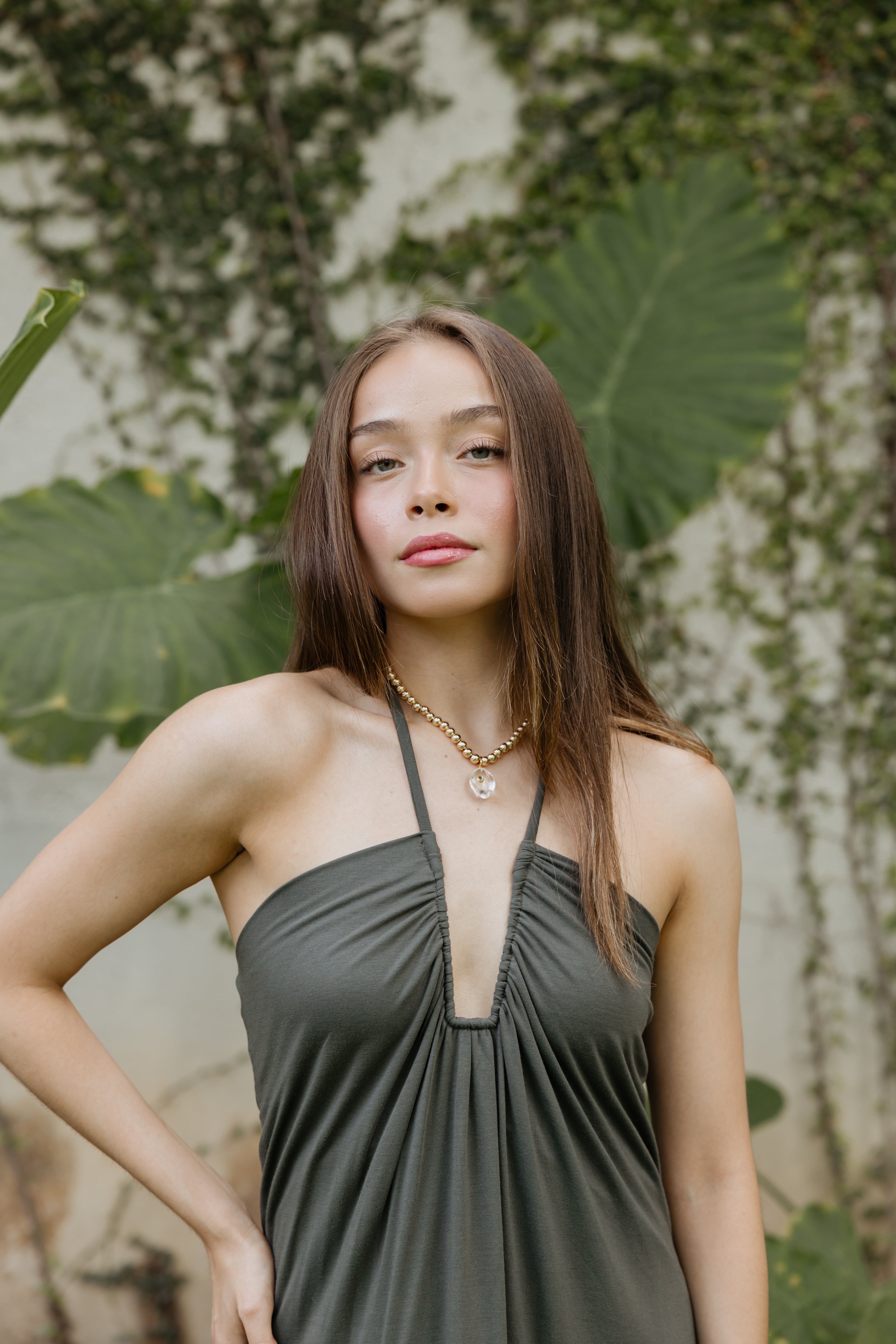 Anaïs Dress Olive
