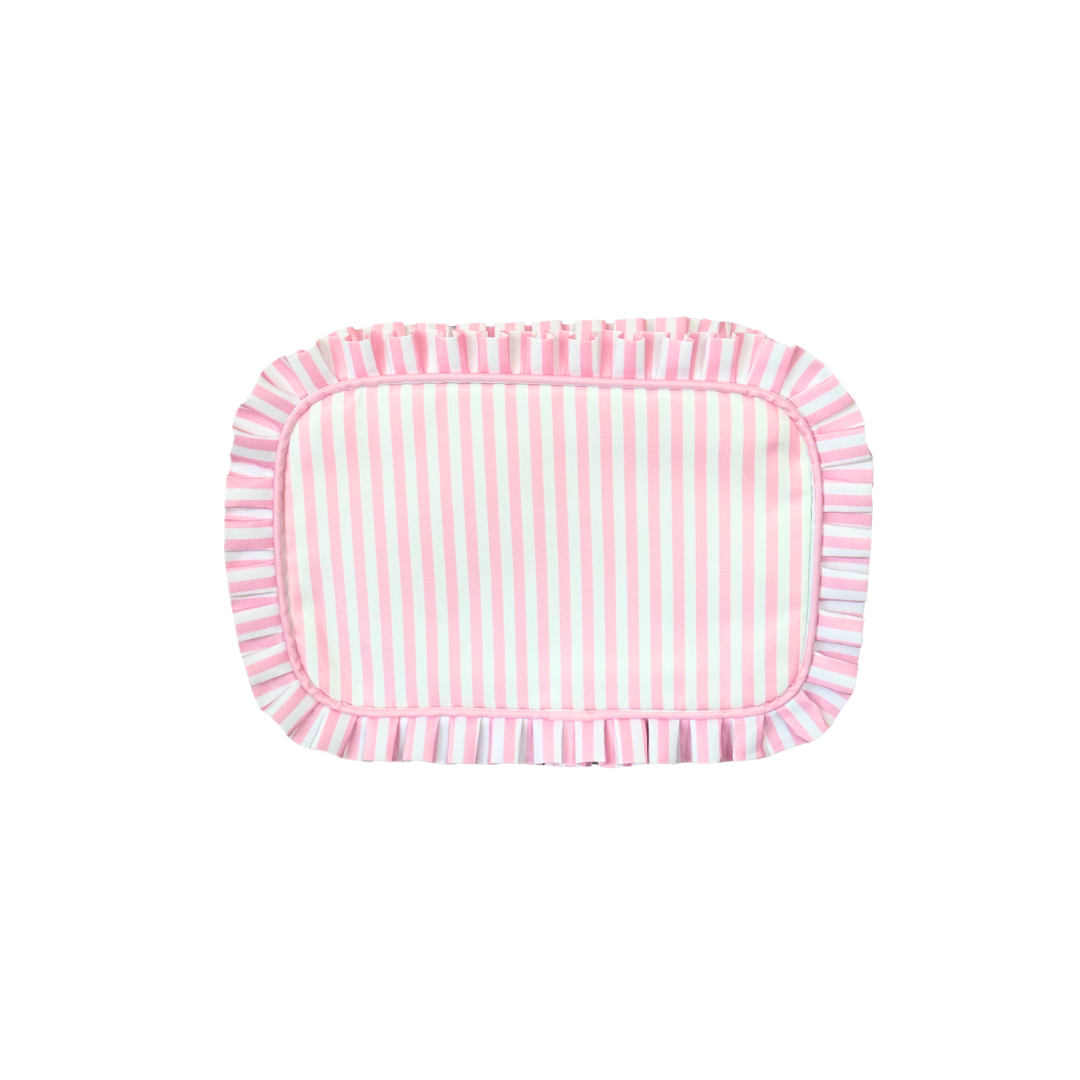 Cosmetiquera Ruffle Líneas Coloridas Grande