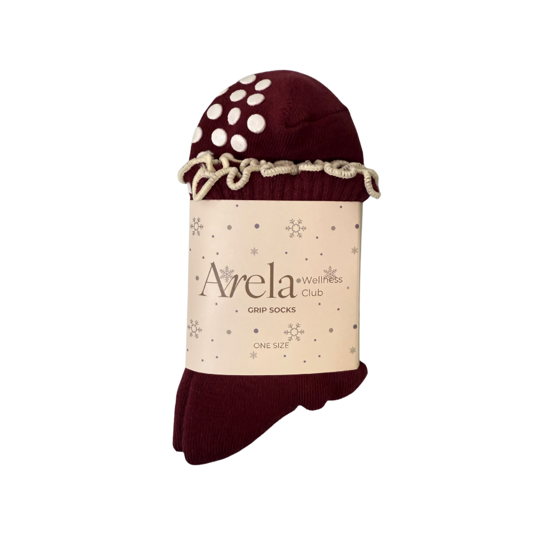 Grip Socks - Velvet Wine