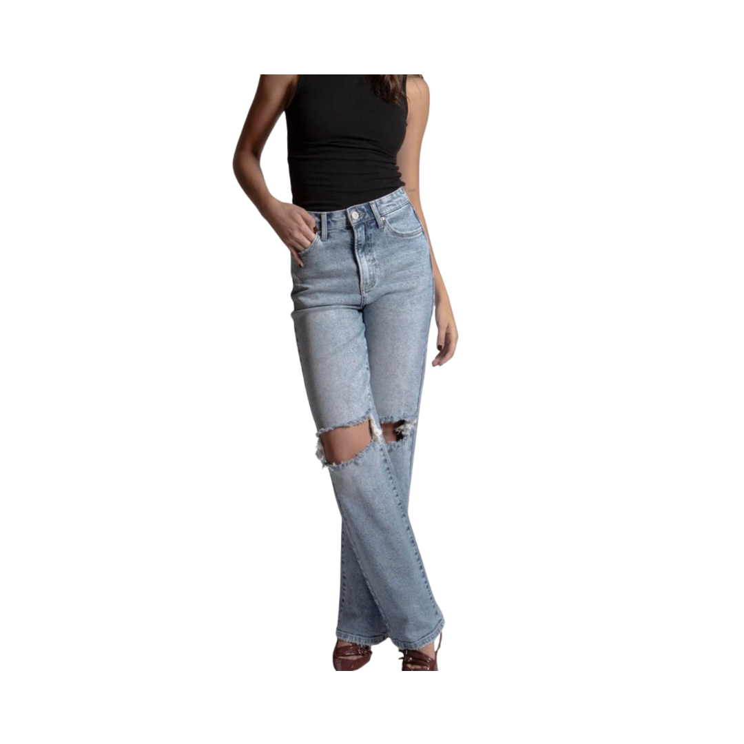 Pantalon Wide Leg Balam roto