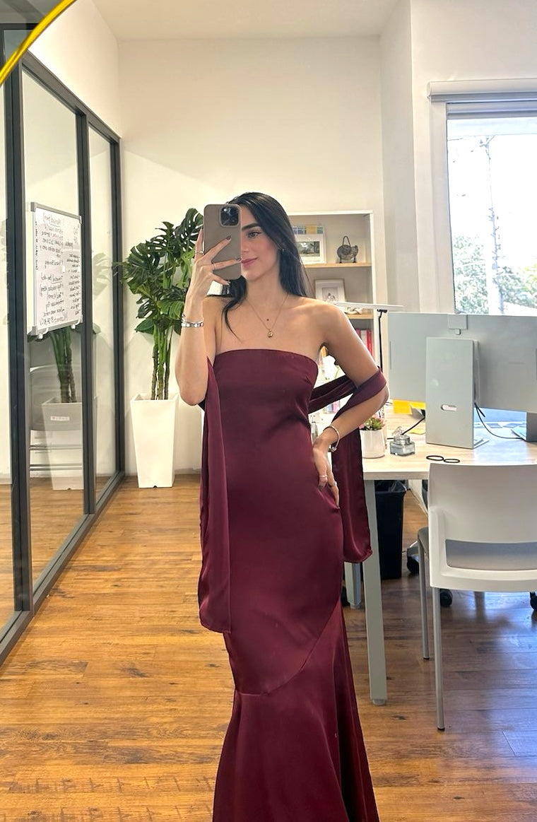 Monica Satin Dress