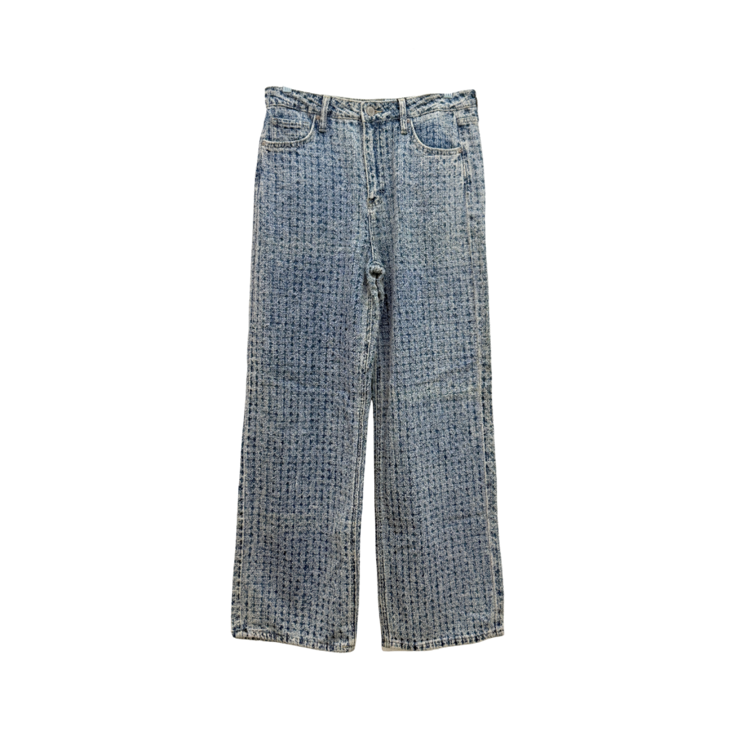 Pantalon Wide Leg Balam Tela Gaspeada
