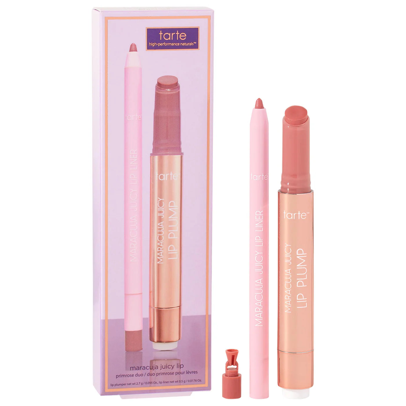 Tarte Maracuja Juicy Lip Hydrating Plump Gloss Primrose Duo