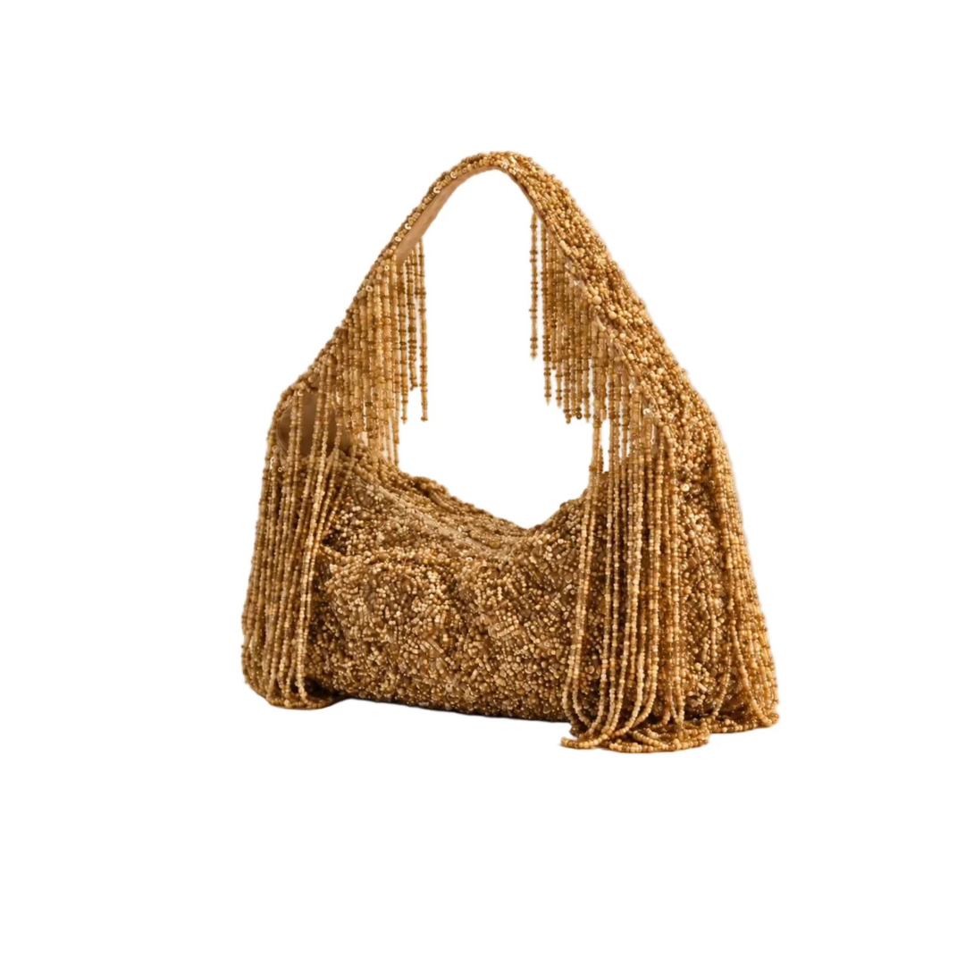 The Golden Fringe Bag
