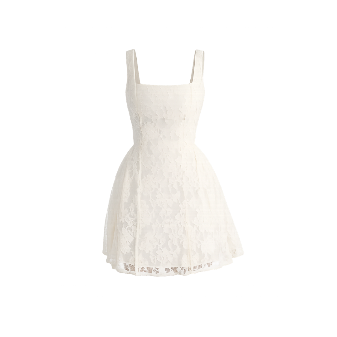 Loria White Mini Dress