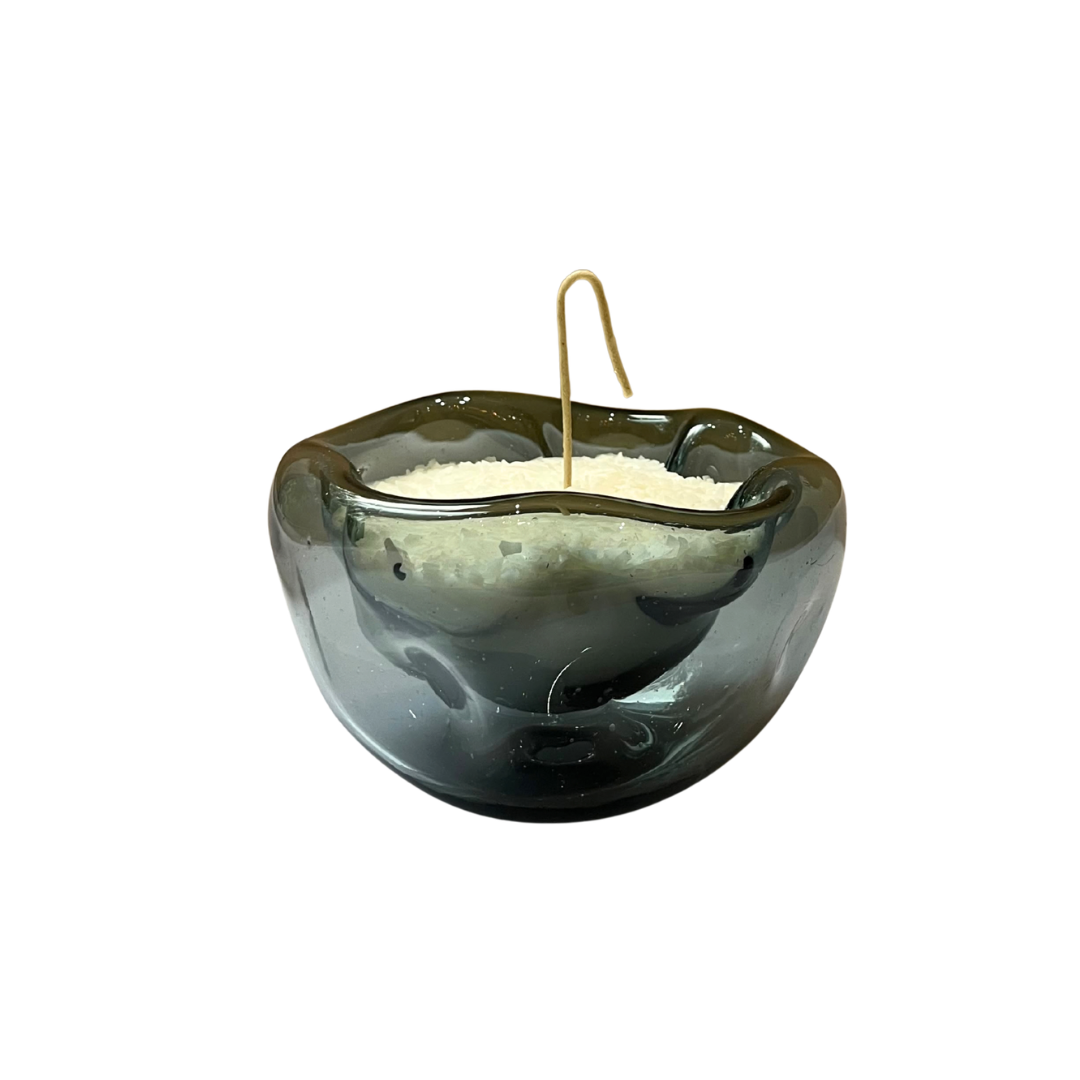 Vela Bowl de Vidrio - 1 Mecha