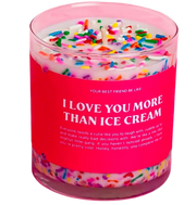 I Love You More Than Ice Cream Candle