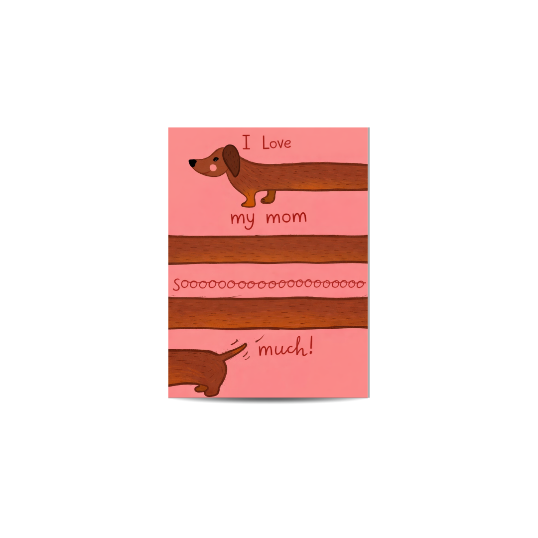 Card- I Love My Mom So Much