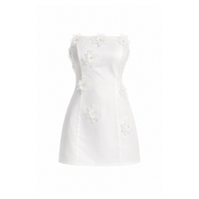 Mila Strapless Flower Dress