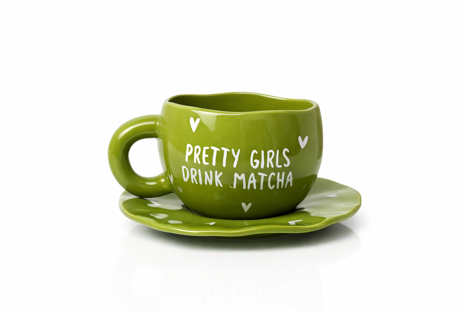 Pretty Girls Drink Matcha Set Cup