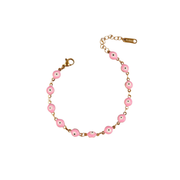 Pulsera Ojos Rosa