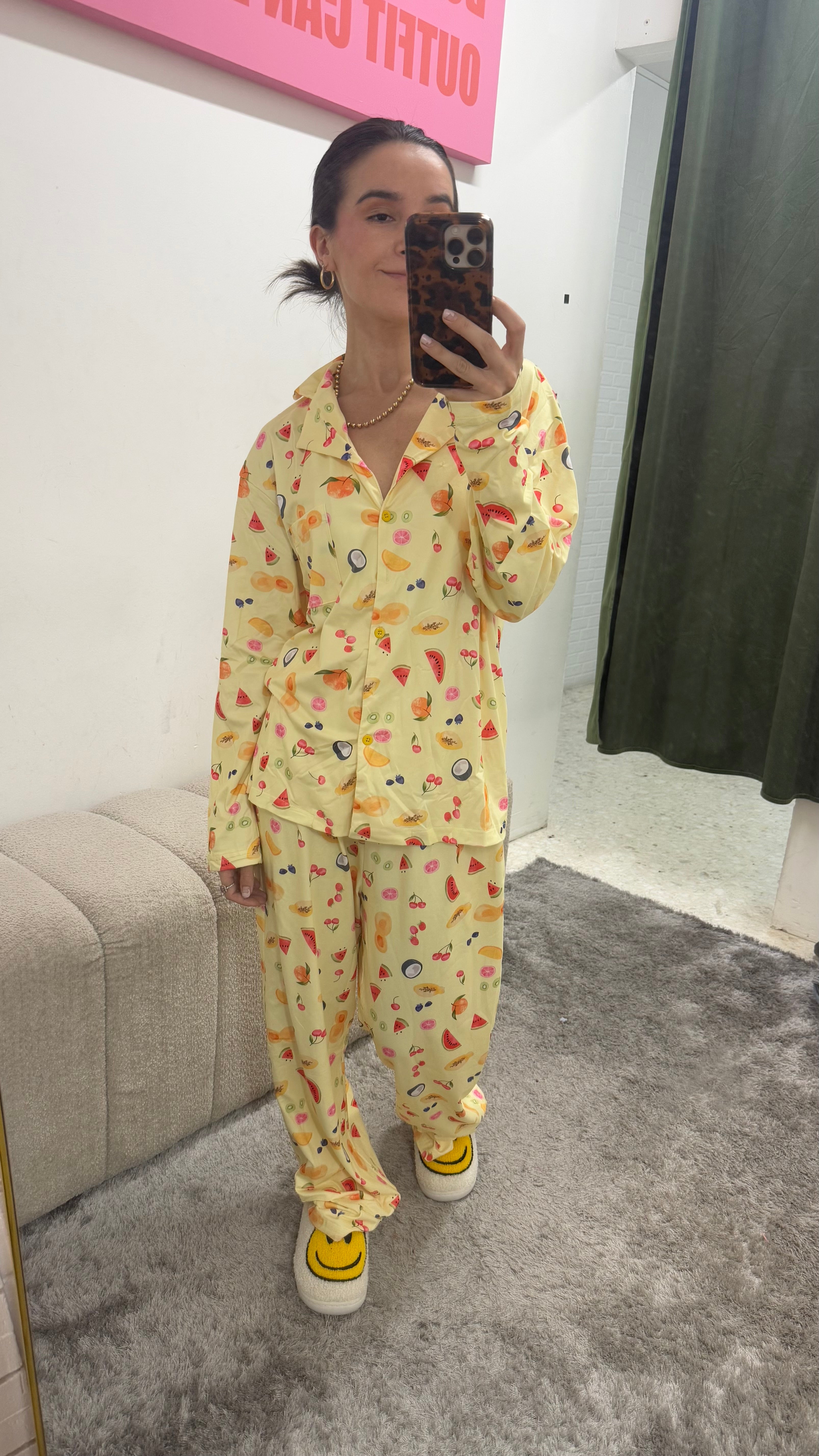 Brunch Vibes Yellow Pijamas