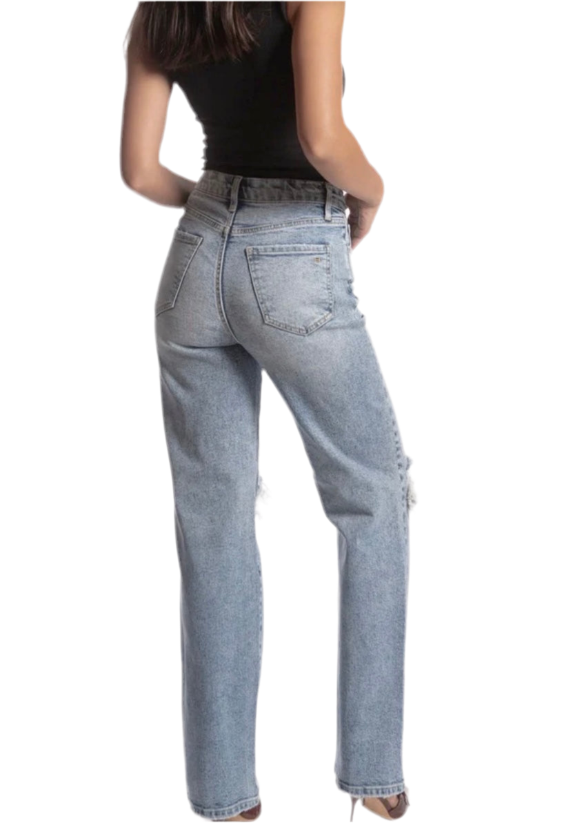 Pantalon Wide Leg Balam roto