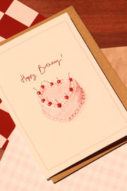 Happy Birthday Pink Cake