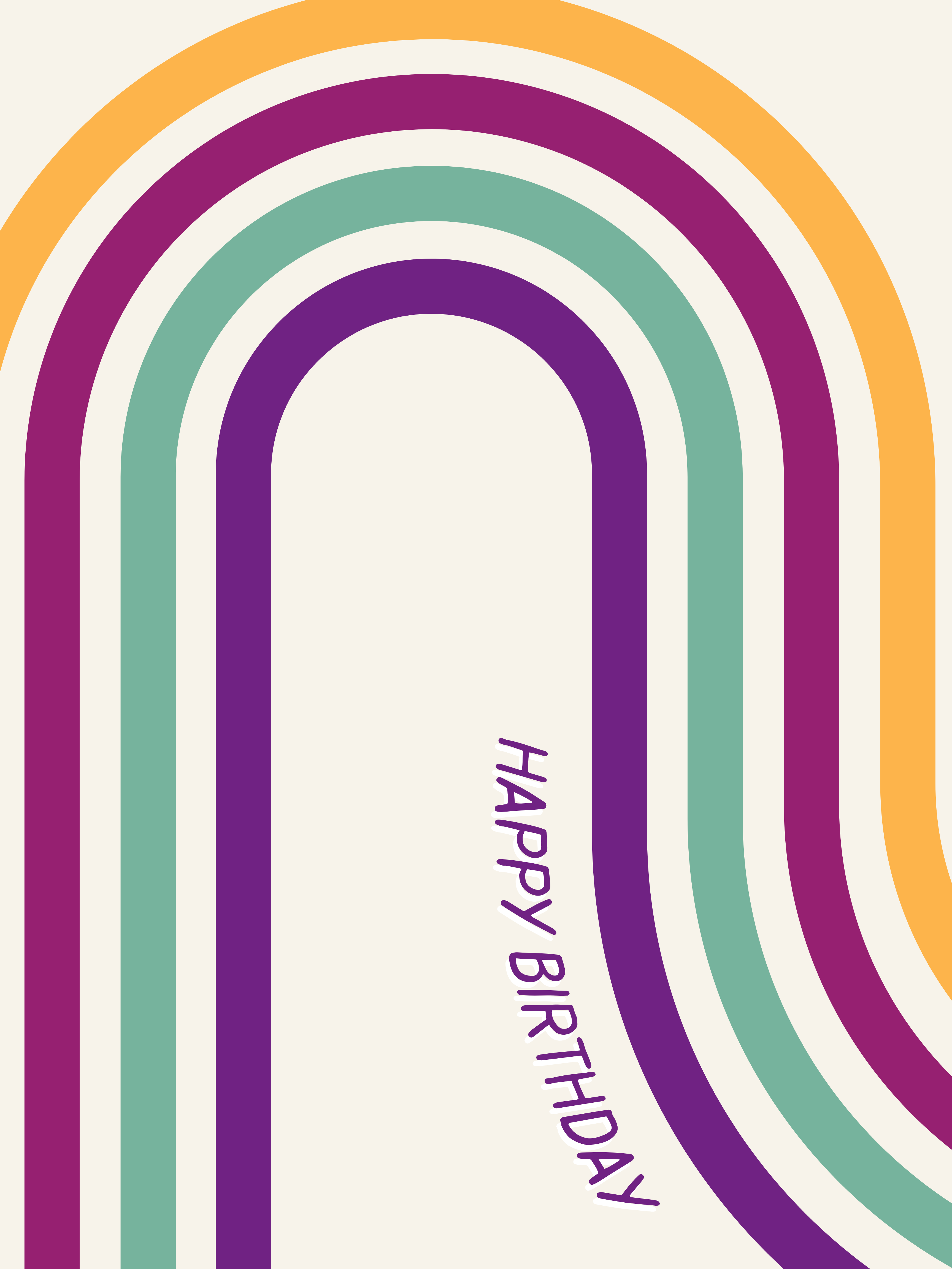Happy Birthday - Birthday Girl Cards 5pz