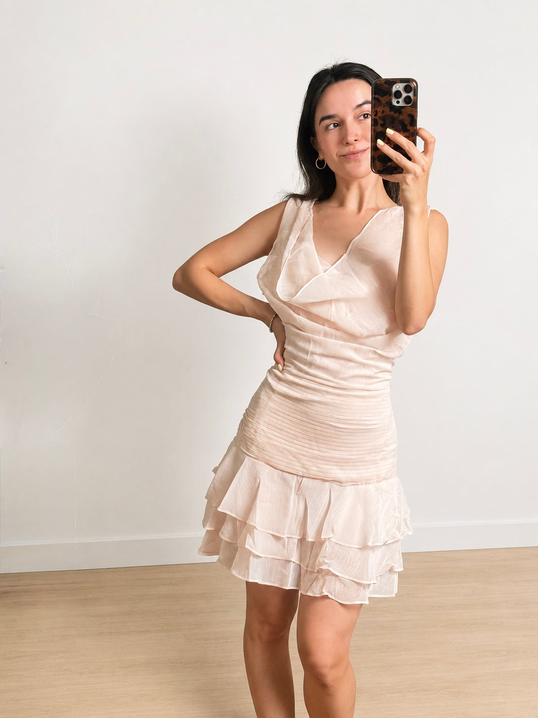 Eva Chiffon Mini Dress