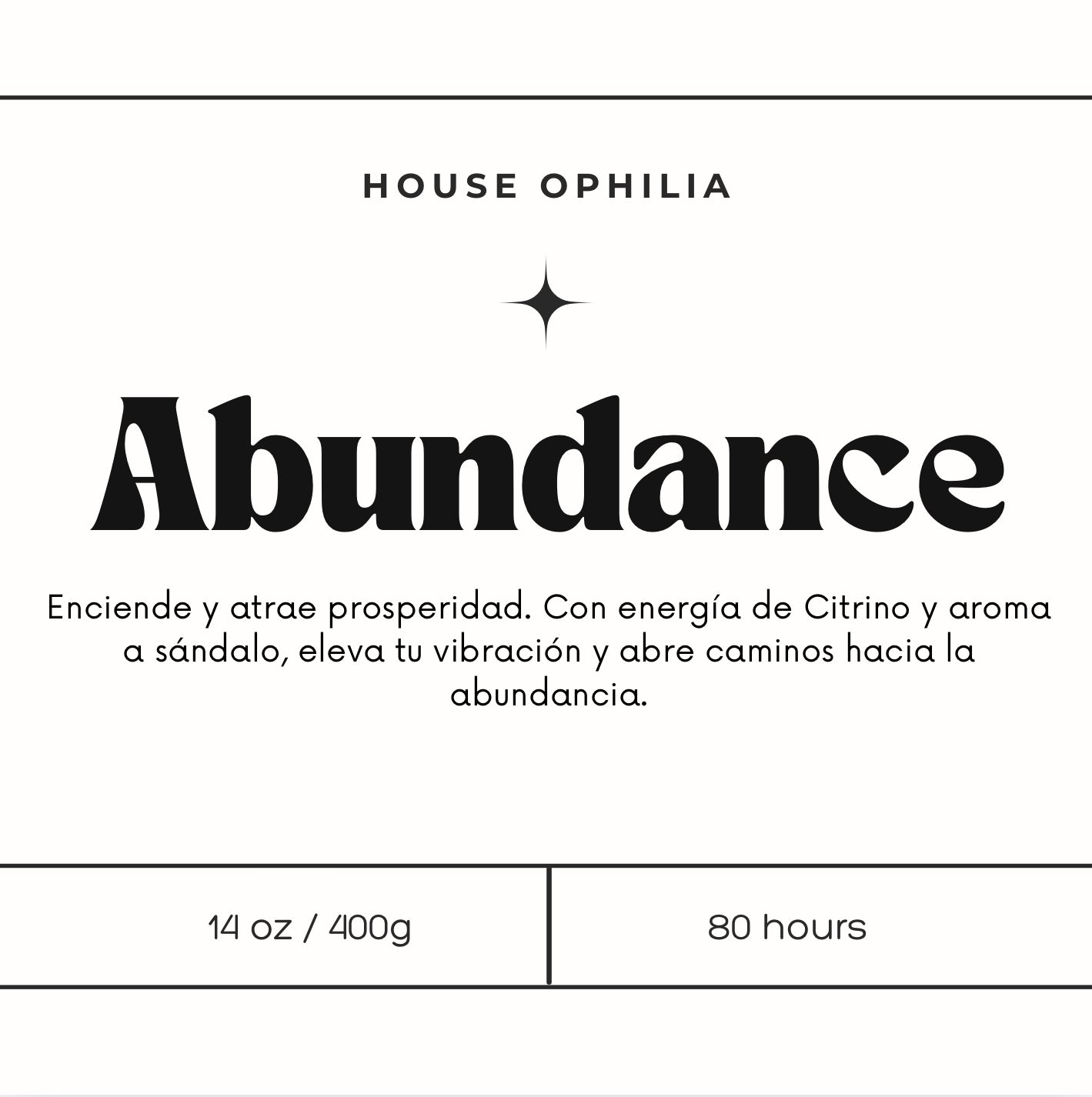Abundance Candle