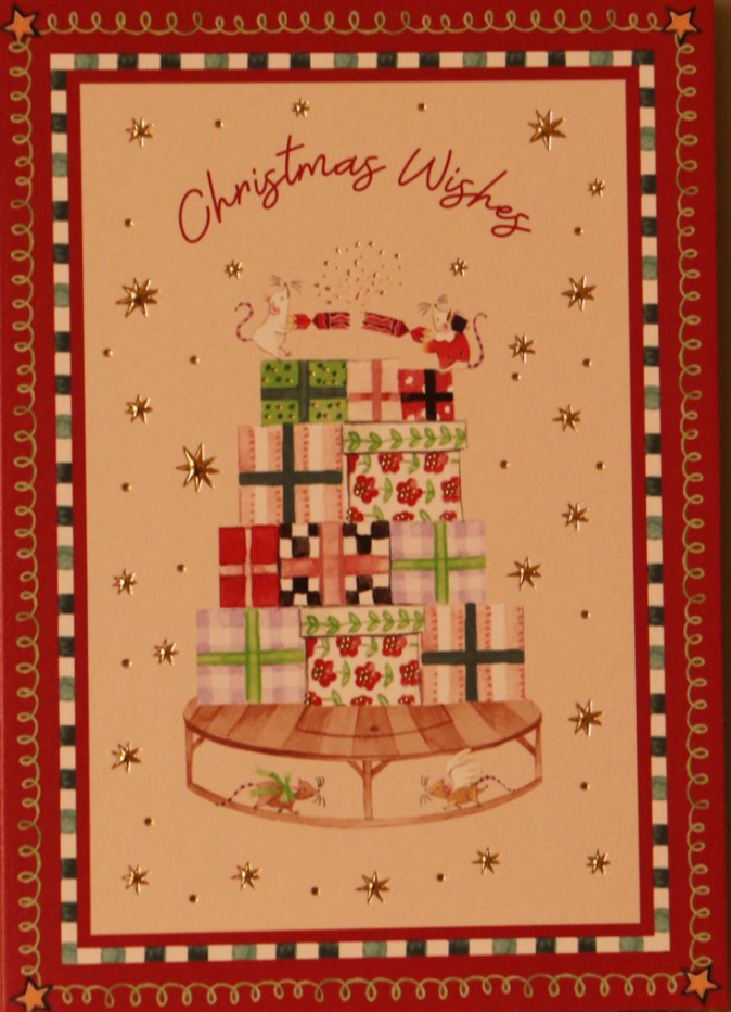 Nutcracker Mice Christmas Card