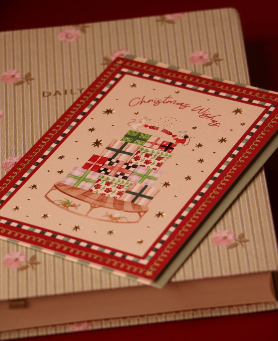 Nutcracker Mice Christmas Card