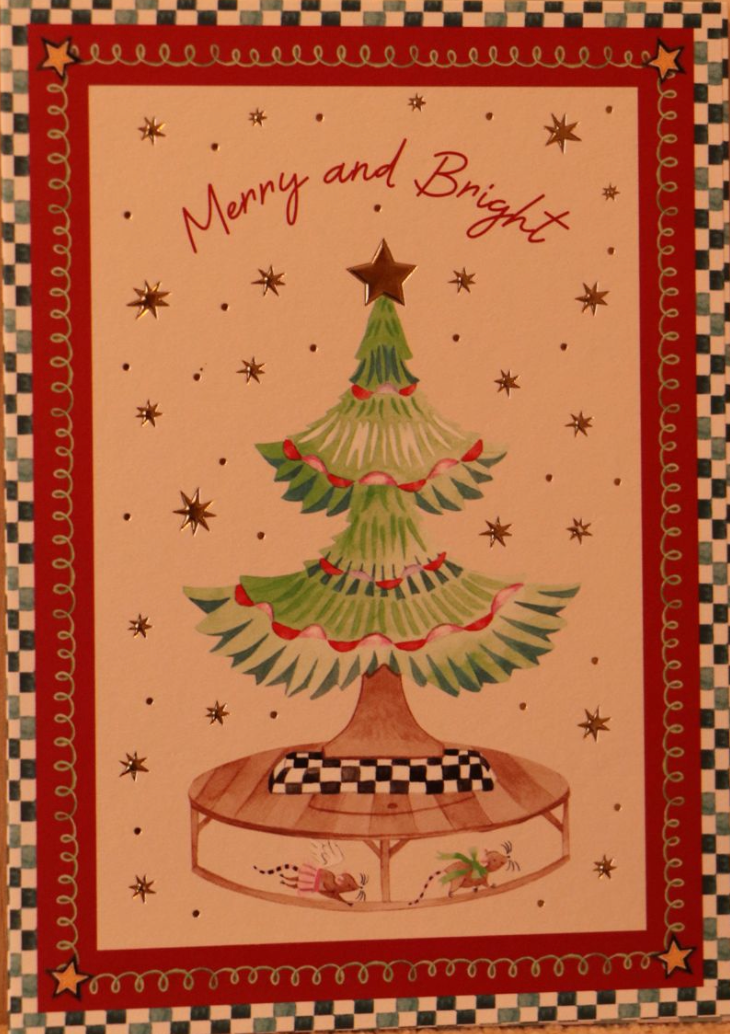 Nutcracker Tree Christmas Card