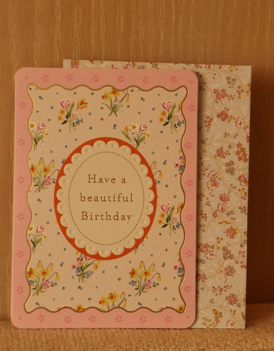 Spring Posies Birthday Card