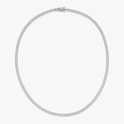 Tenis Necklace 3mm Oro Blanco 18K
