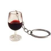 Wine Glass Keychain