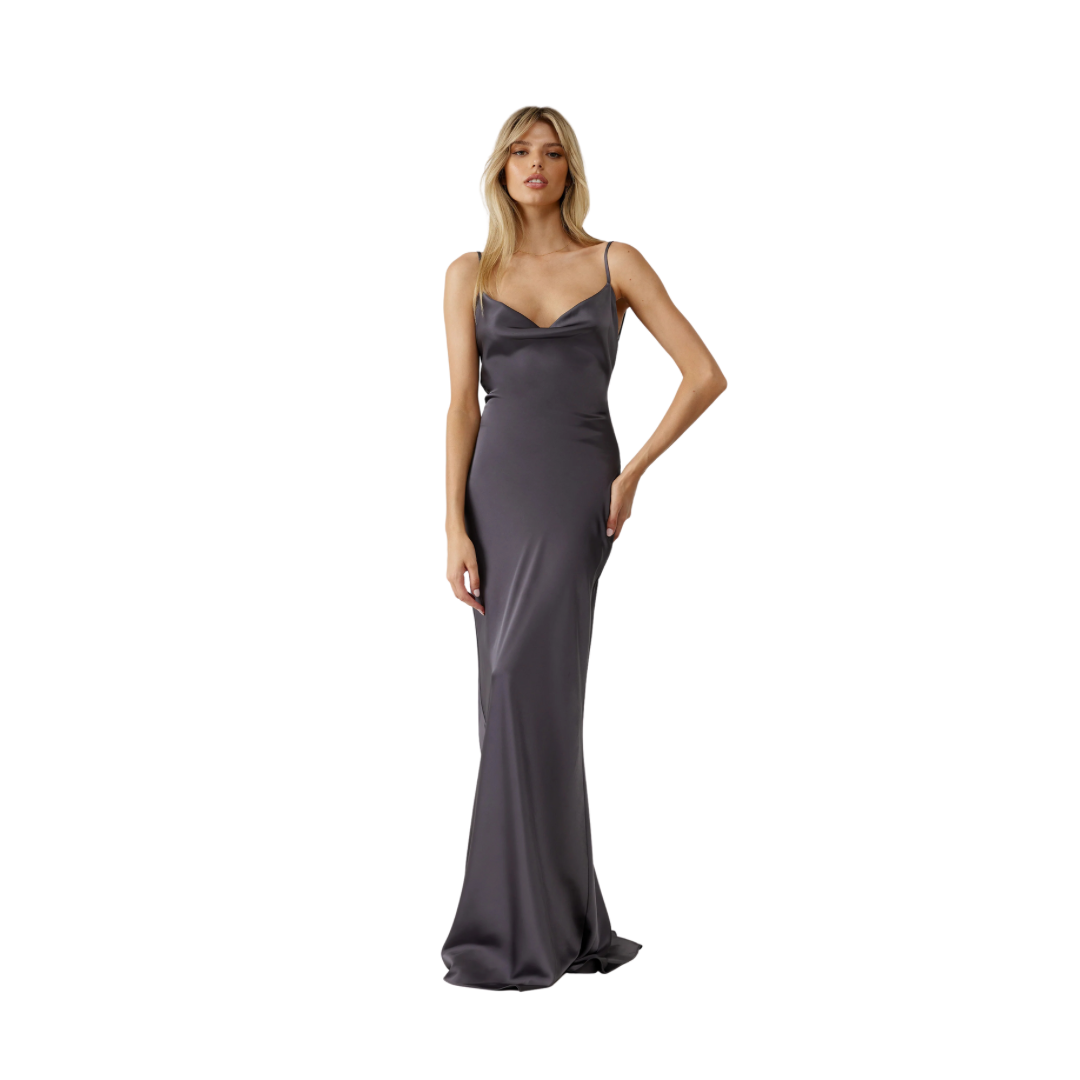 Camille Dress - Charcoal