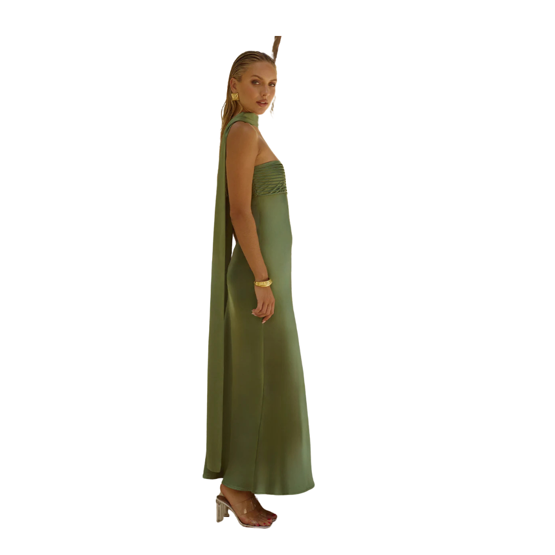 Elsa Maxi Dress - Olive