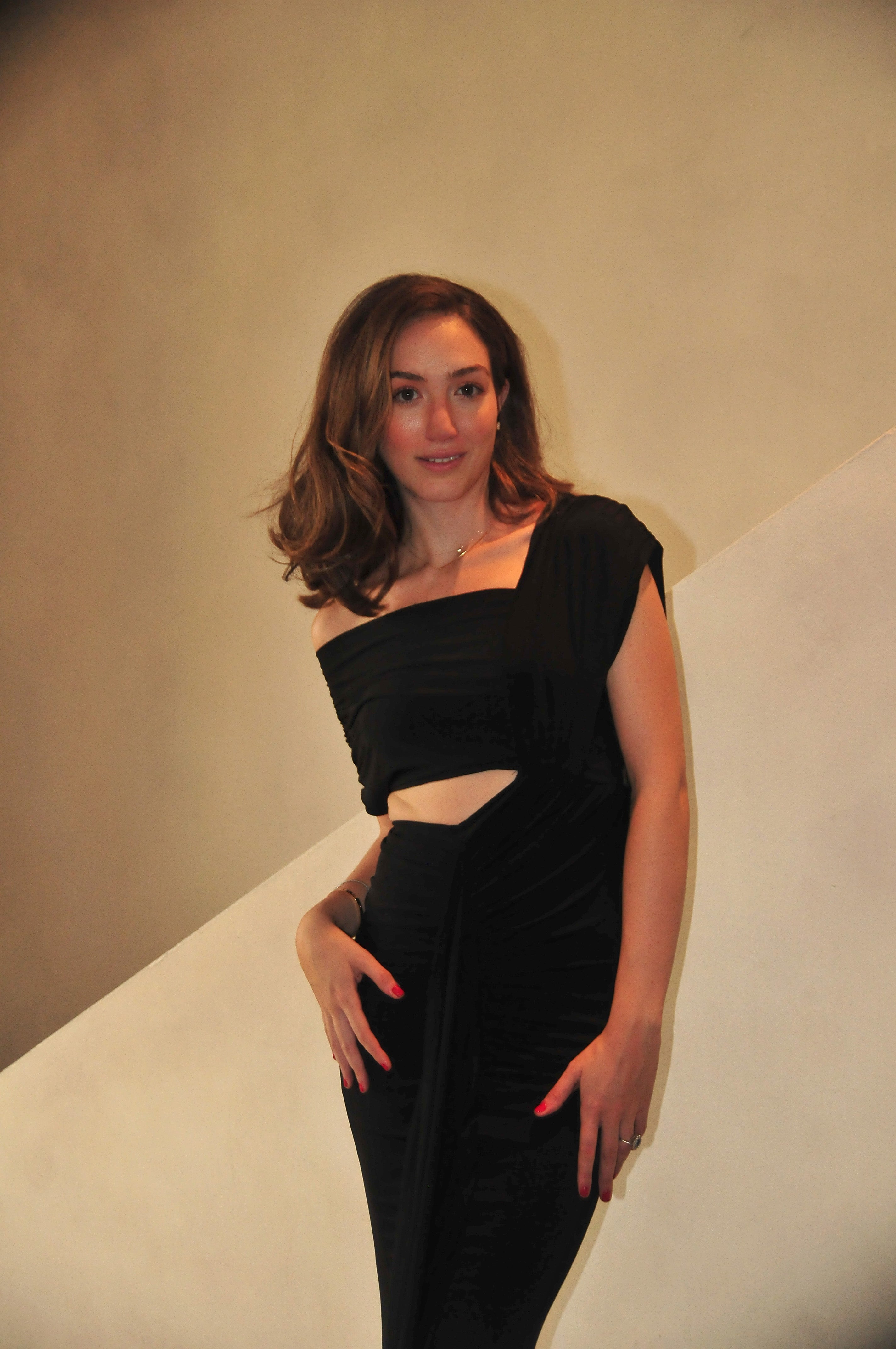 Black Cut Out Maxi Dress