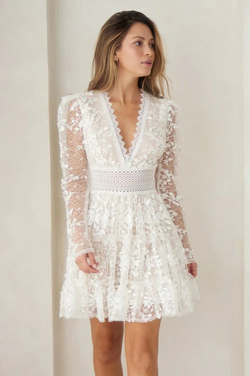 Maguie White Mini Dress