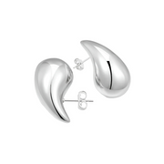Aretes Gota Plateados