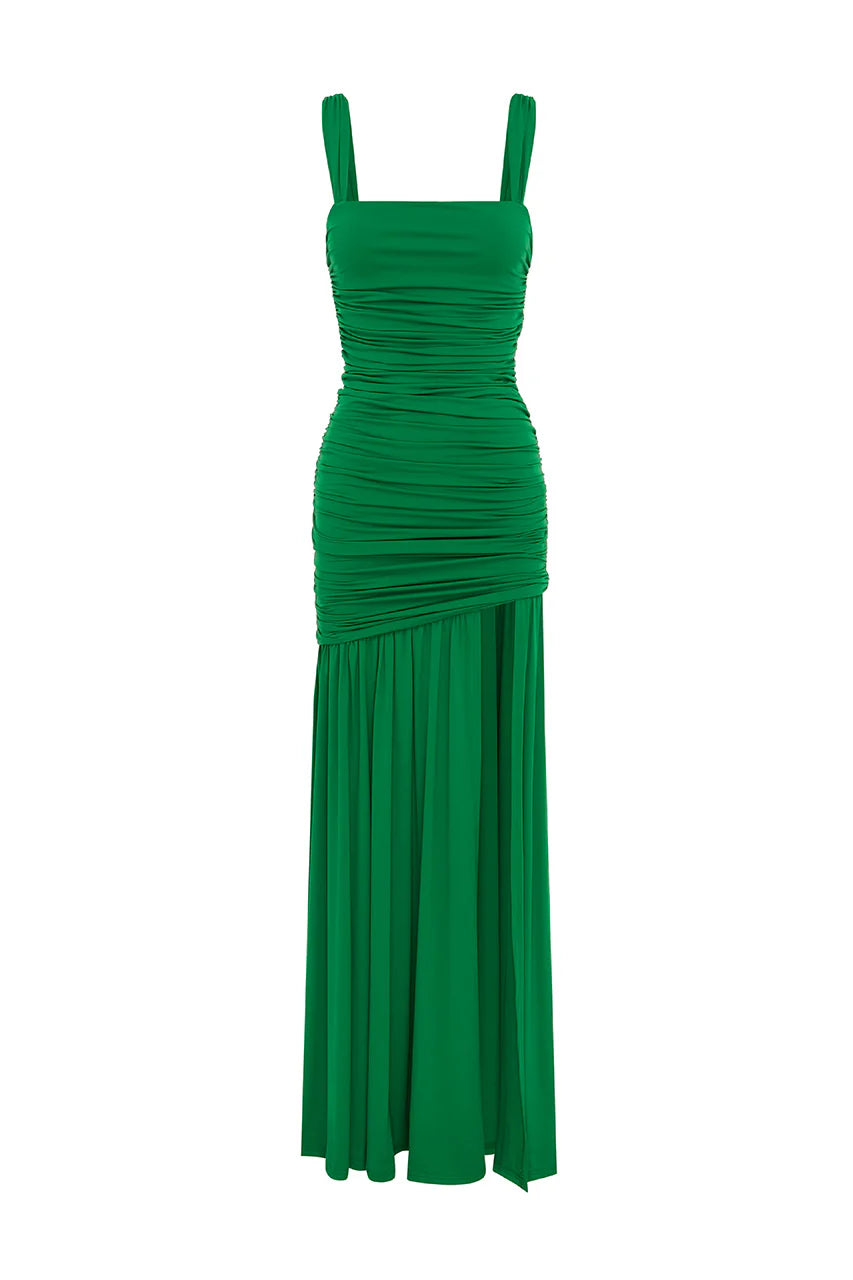 Carly Dress - Emerald