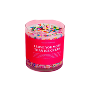 I Love You More Than Ice Cream Candle