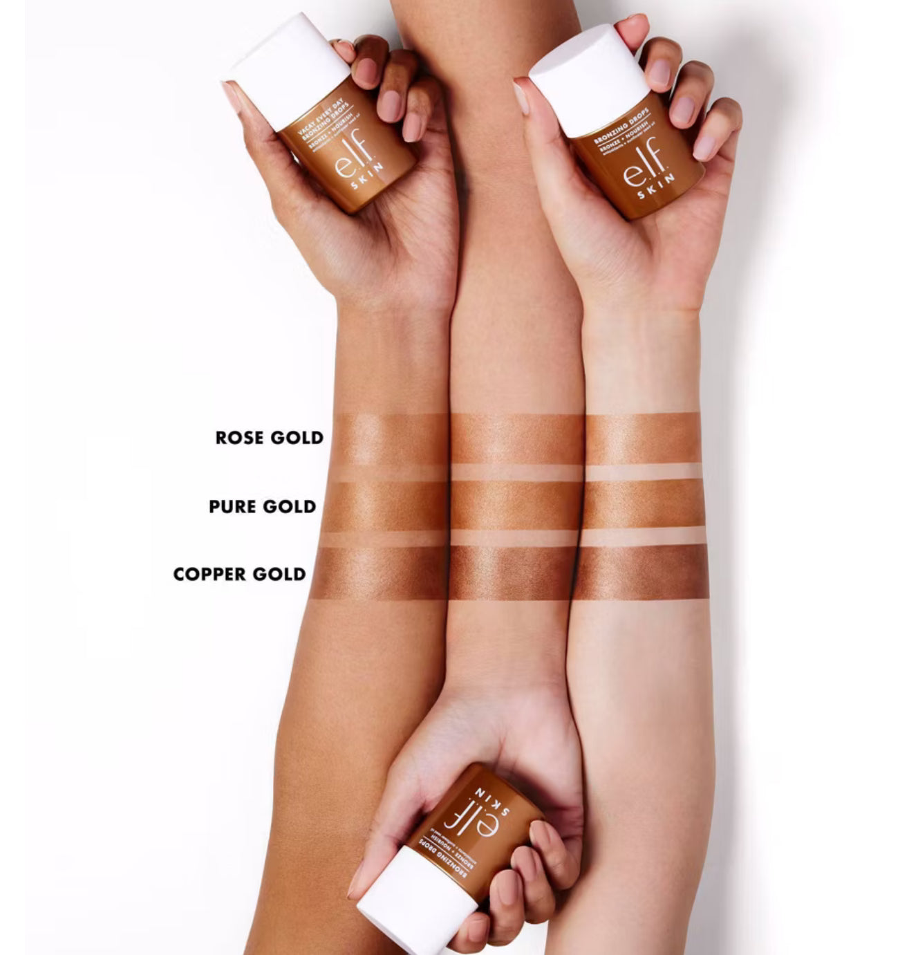 e.l.f. SKIN Bronzing Drops - Pure Gold - 1 fl oz