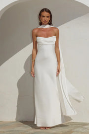 Madeleine White Maxi Dress