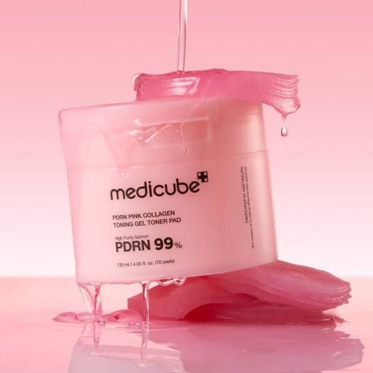 Medicube - PDRN Pink Collagen Tonic Gel Toner Pad