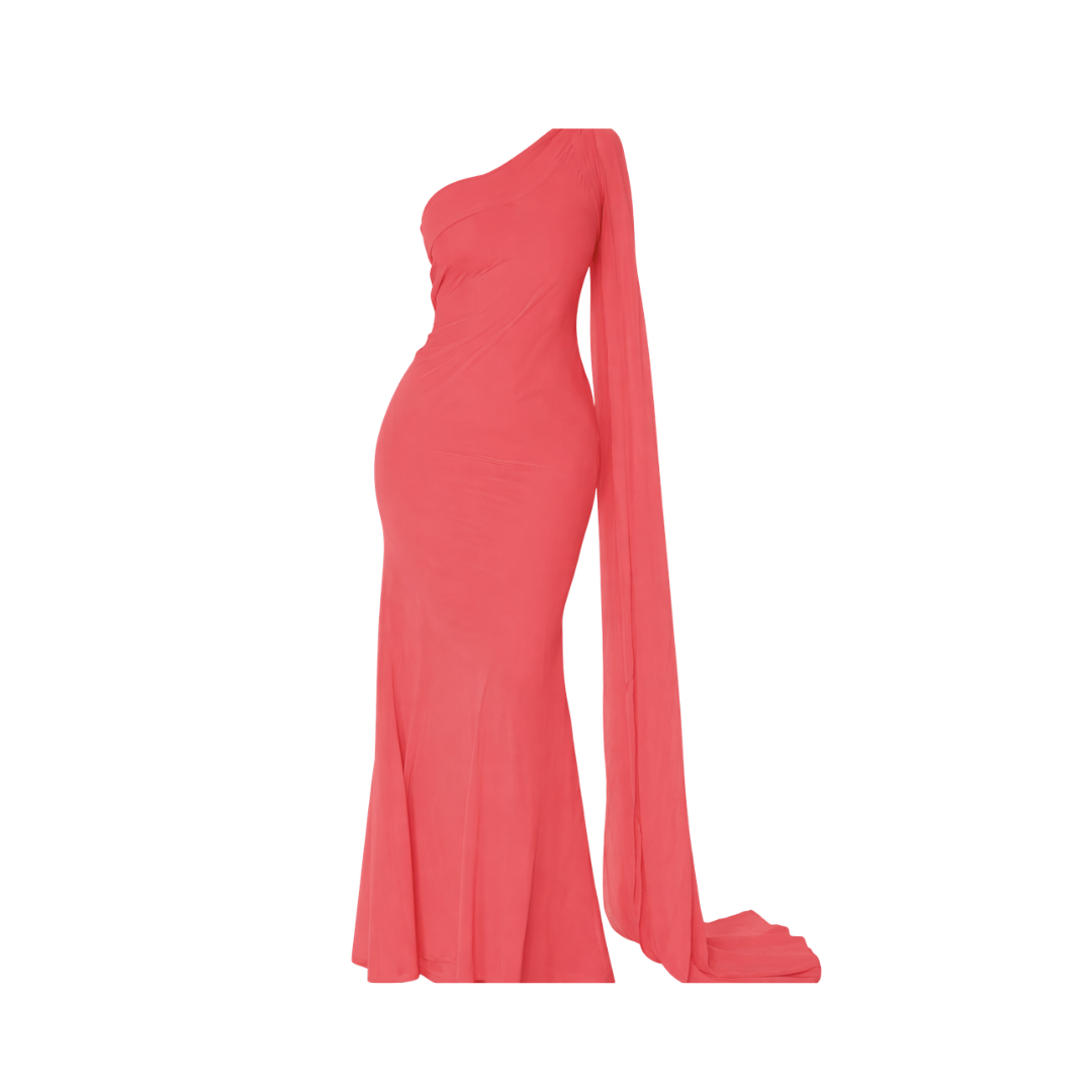 Gardenia One Sleeve Dress