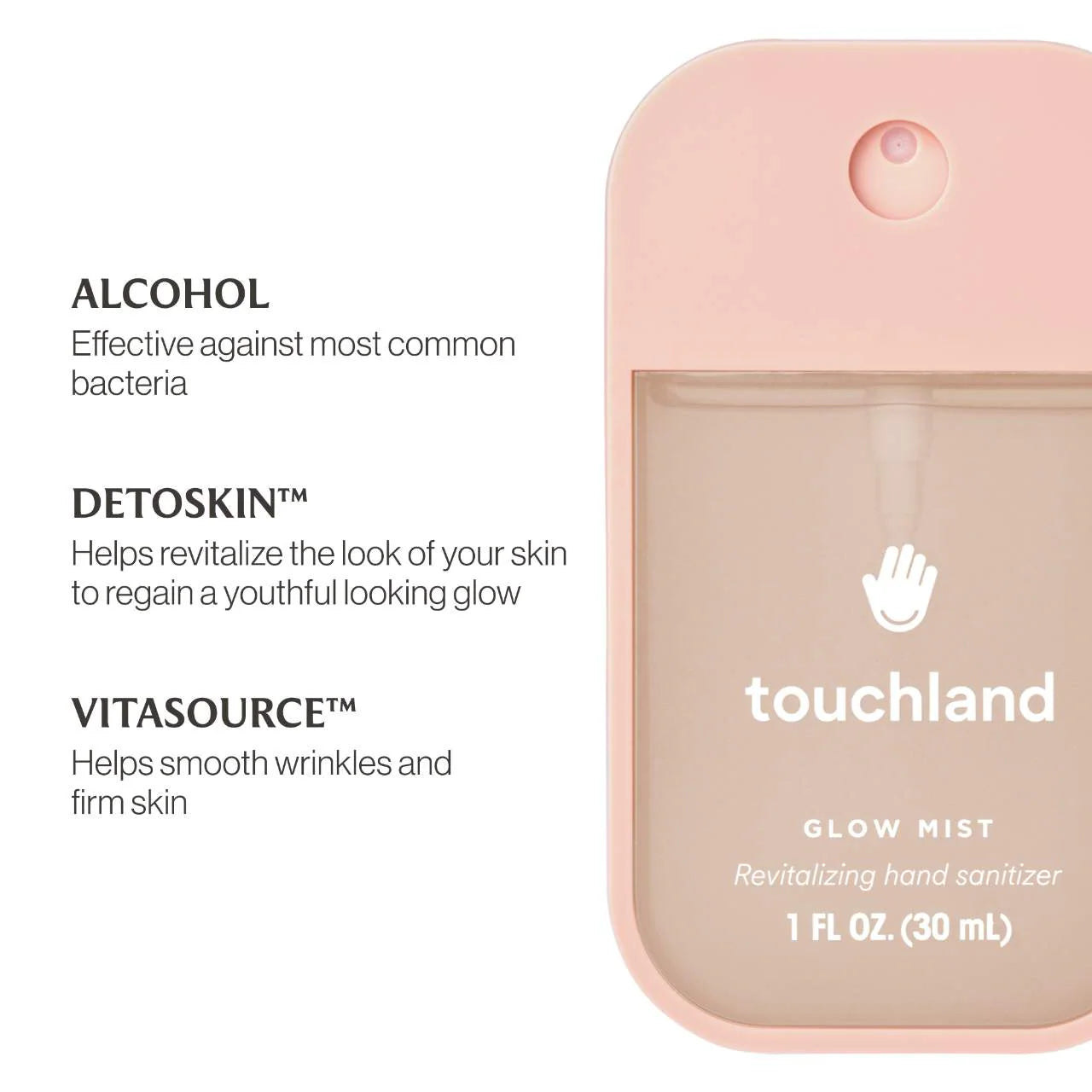 Touchland 
Glow Mist Revitalizing Hand Sanitizer
