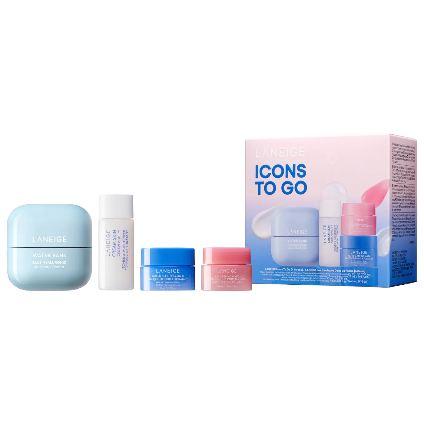 LANEIGE 
Icons To Go Set