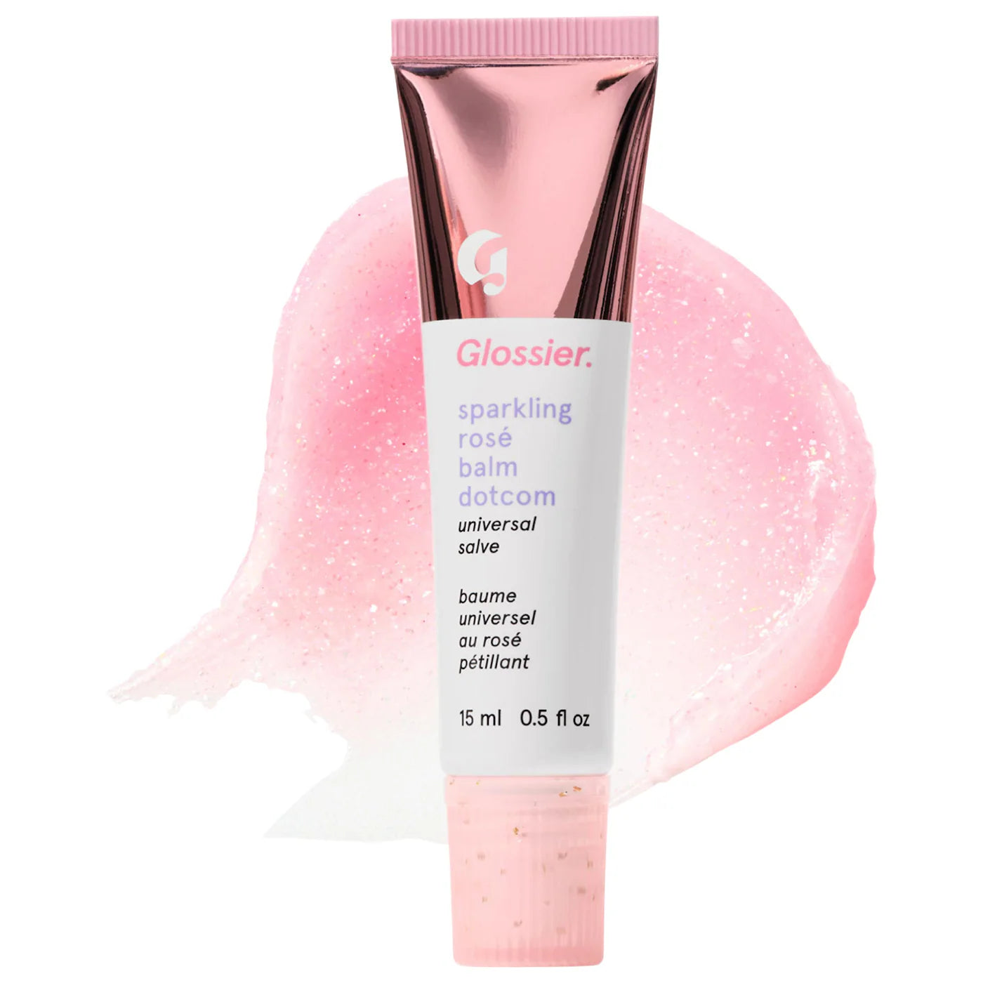Glossier 
Balm Dotcom Lip Balm and Skin Salve - Sparkling Rose