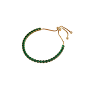Tenis Bracelet Verde Ajustable