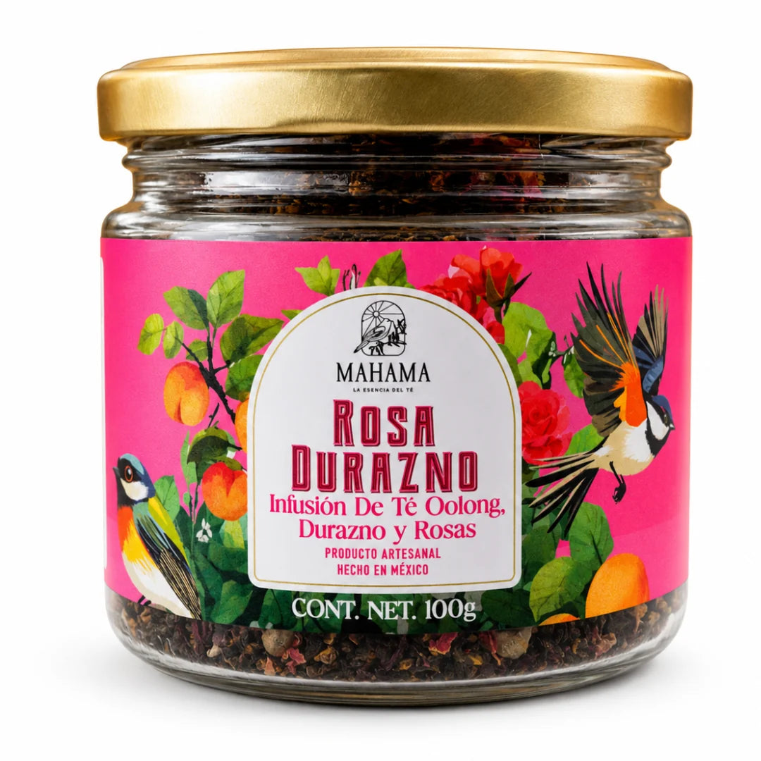 Rosa Durazno - Té Oolong y Rosas 100g