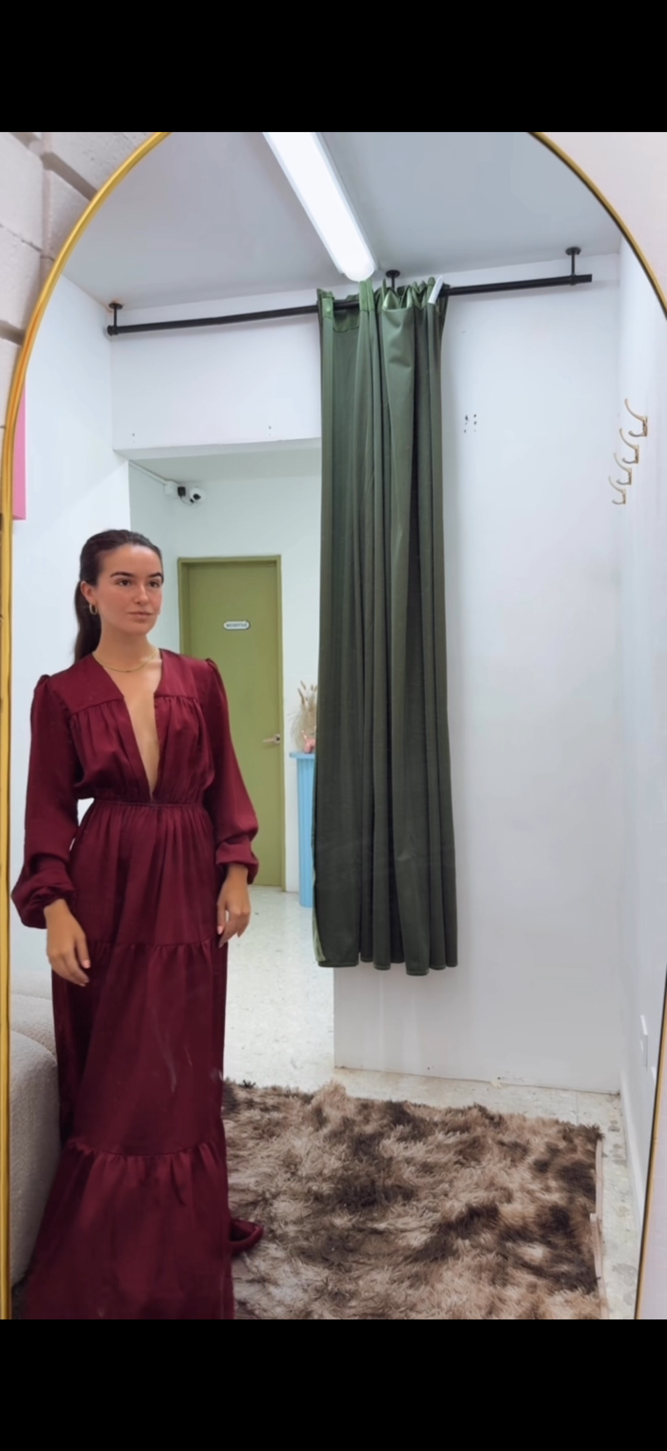 Vestido Olanes Manga Larga