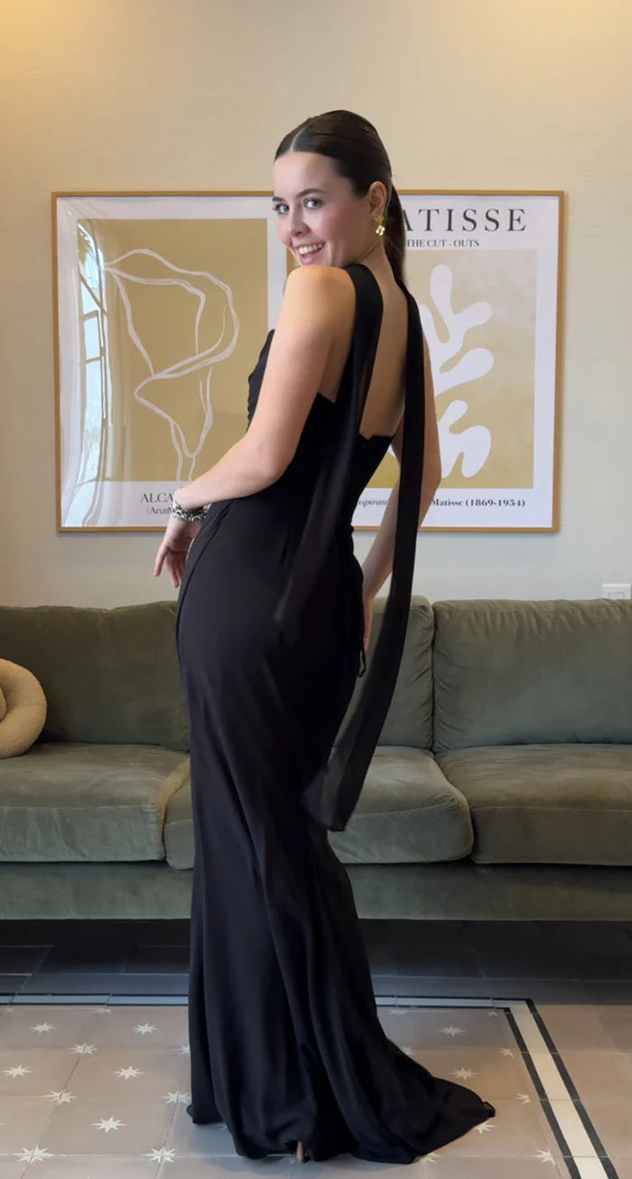 Roby Black Maxi Dress