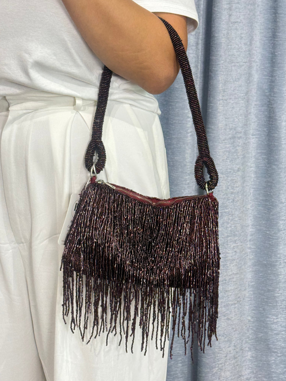 The Cabernet Fringe Bag