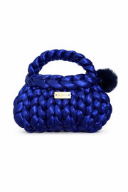 Bolso Aira Mini Azul Metálico